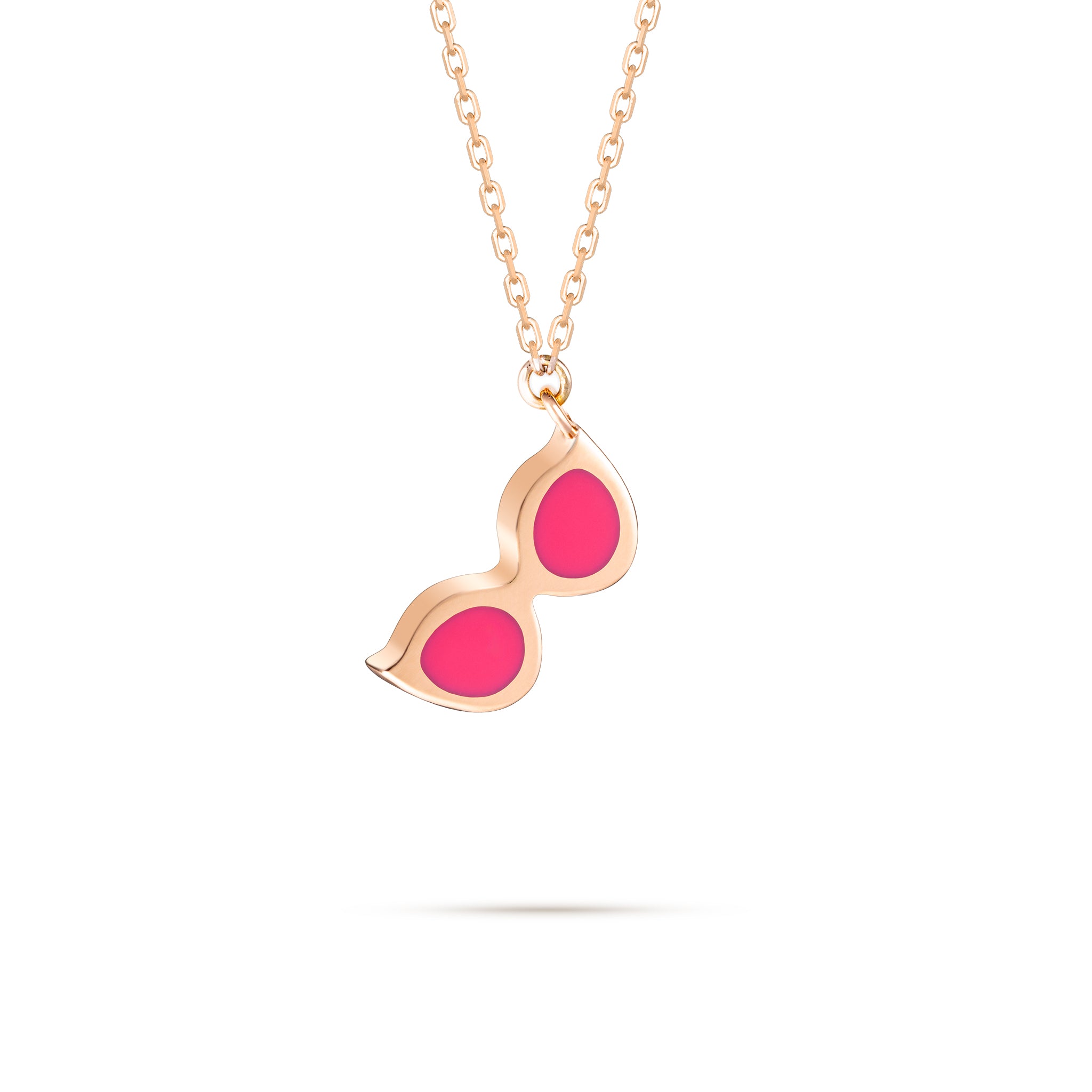Shiny Shades Pendant - Rose Gold (Pink)