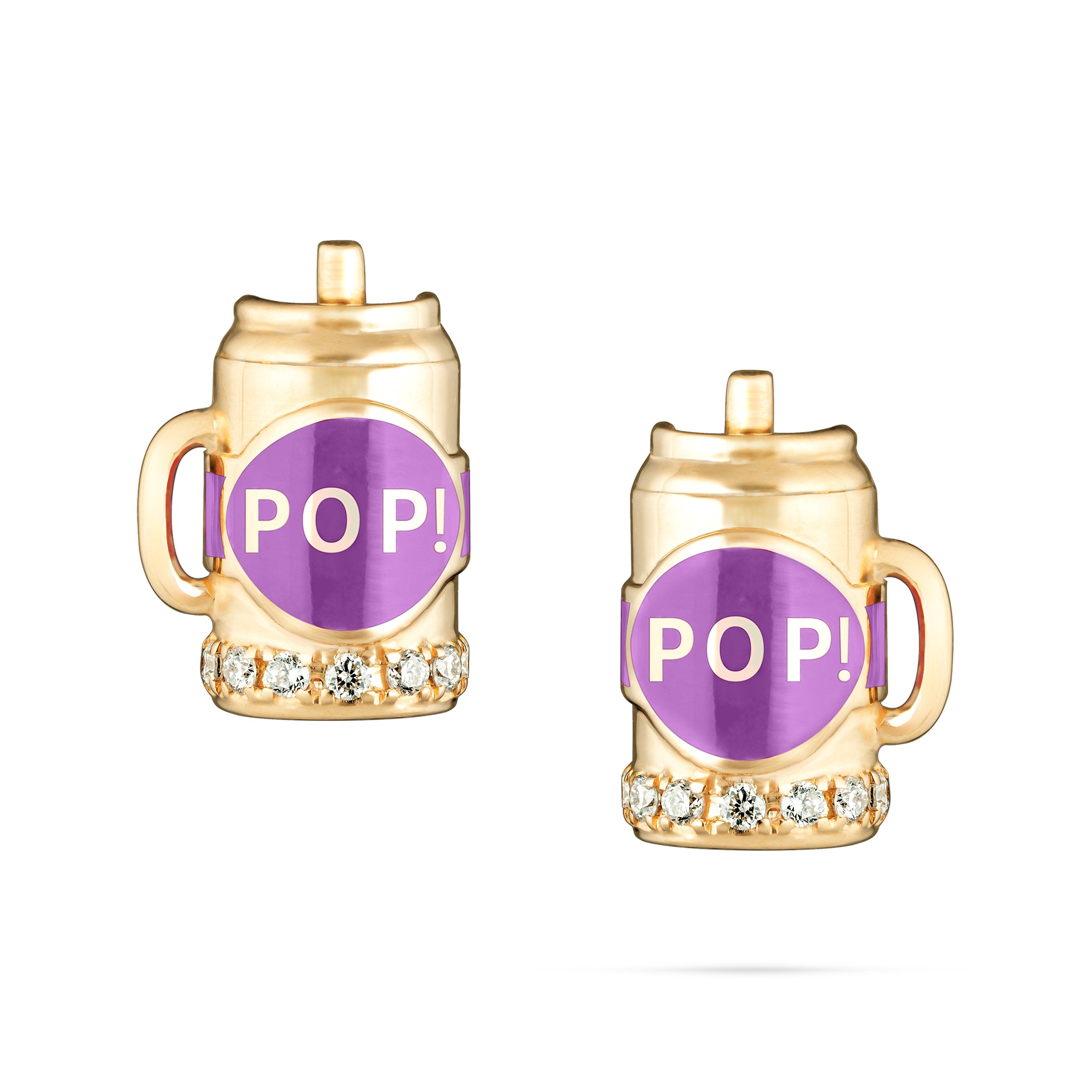 Fantasy Diamond Cup - Yellow Gold (Purple)