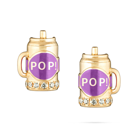 Fantasy Diamond Cup - Yellow Gold (Purple)