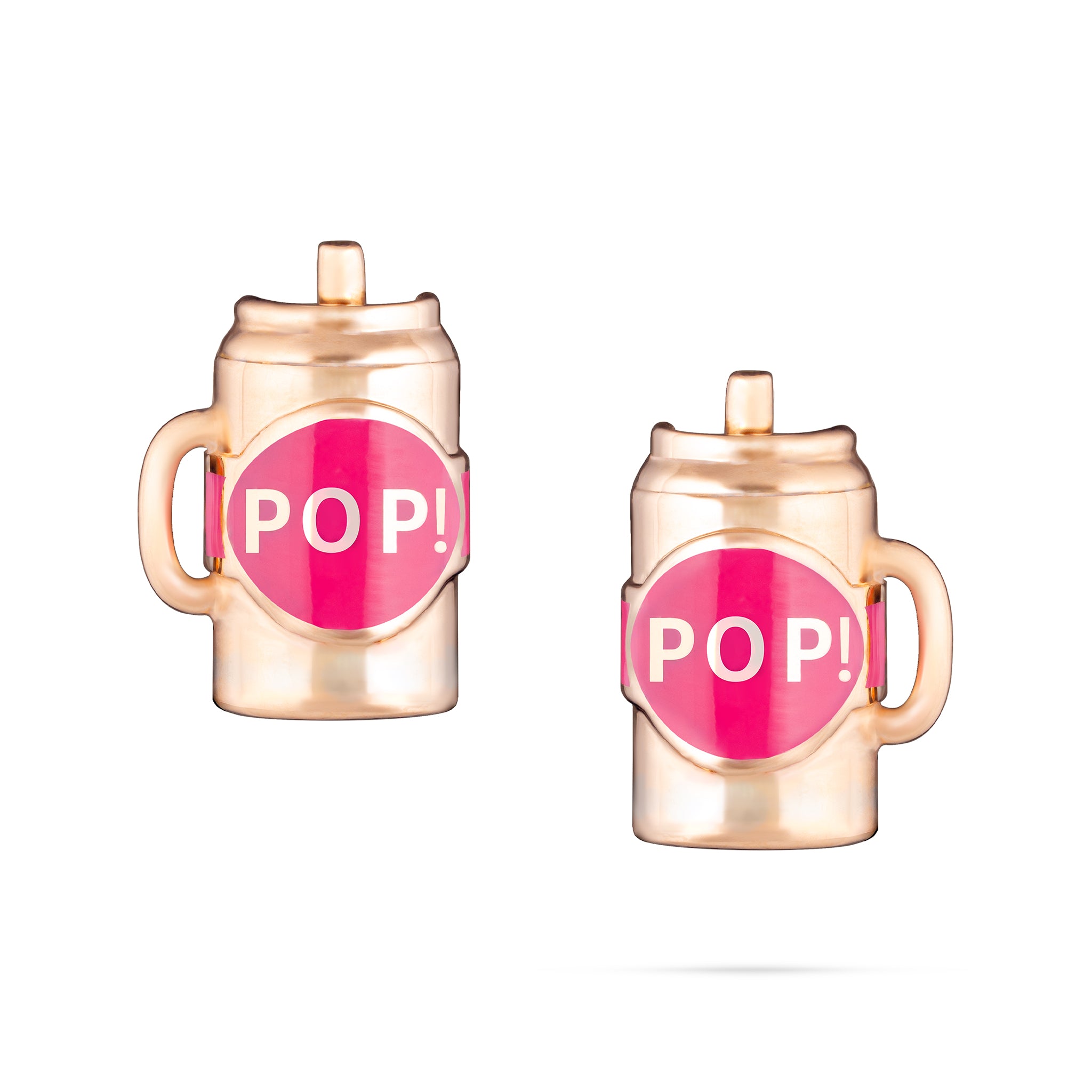 Fantasy Cup Earrings - Rose Gold (Pink)