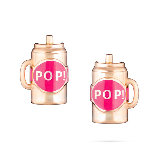 Fantasy Cup Earrings - Rose Gold (Pink)