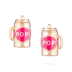 Fantasy Cup Earrings - Rose Gold (Pink)