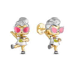 LOL Surprise Grunge Grrrl gold Earrings