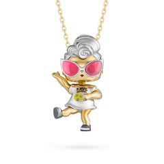 Kid’s Jewellery - Grunge Grrrl gold Pendant