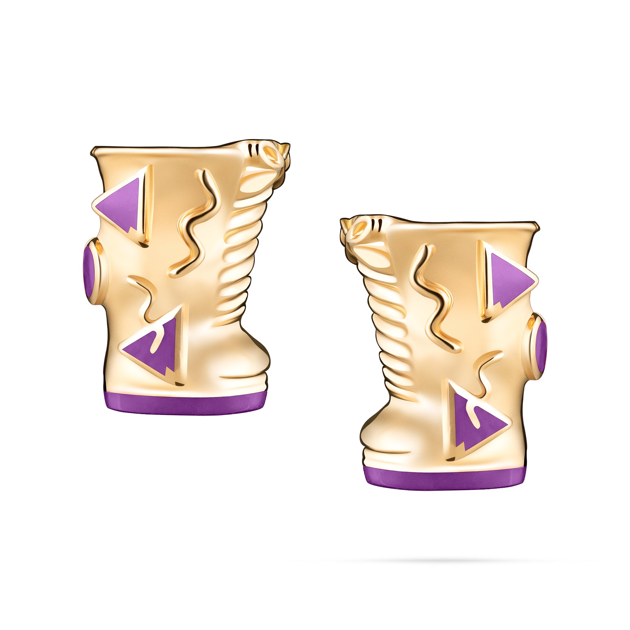 Glam Boots Earrings - 18k Gold | KLA Jewelry