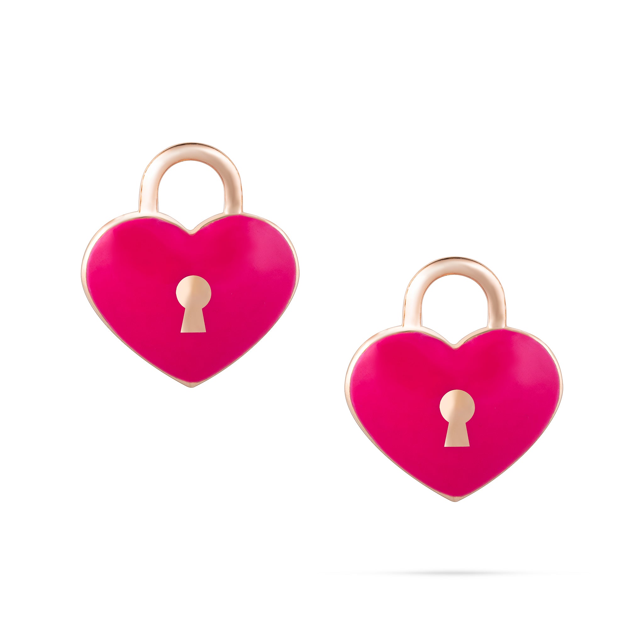 Flying Heart Earrings - Rose Gold | KLA Jewelry