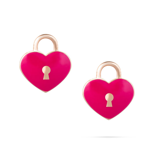 Flying Heart Earrings - Rose Gold | KLA Jewelry