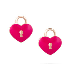 Flying Heart Earrings - Rose Gold | KLA Jewelry