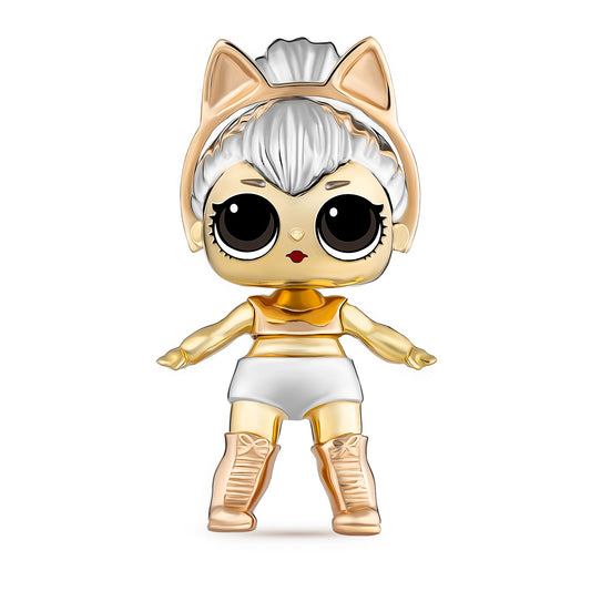 lol Jewellery - Kitty Queen gold Earrings