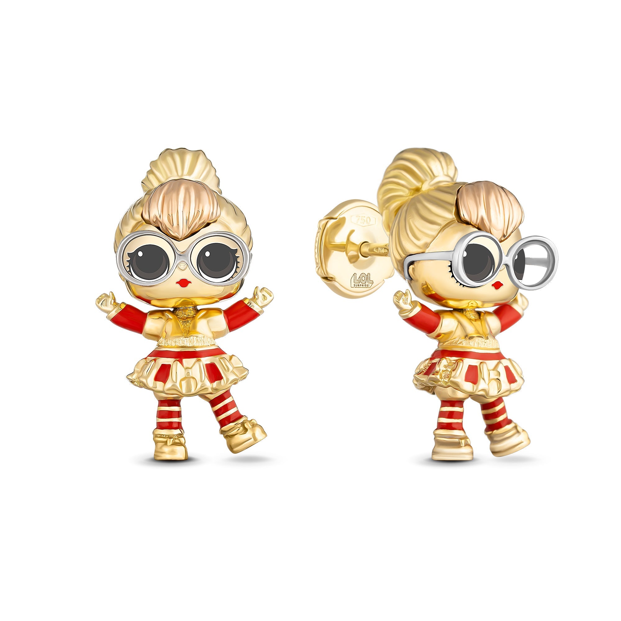 Neon QT Red Earrings