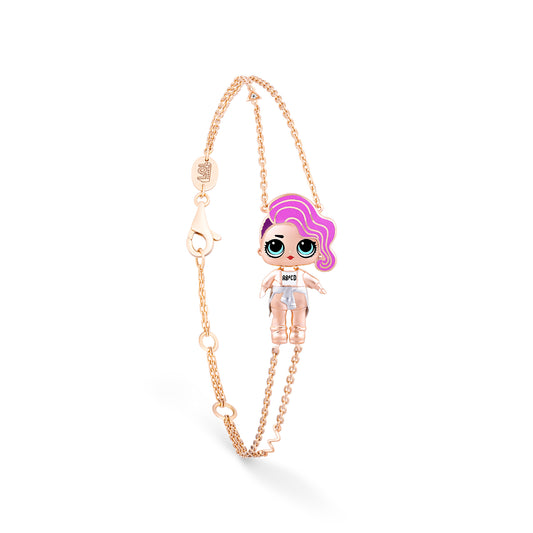 Rocker 2D Bracelet - Shine in KLA Gold & Diamonds