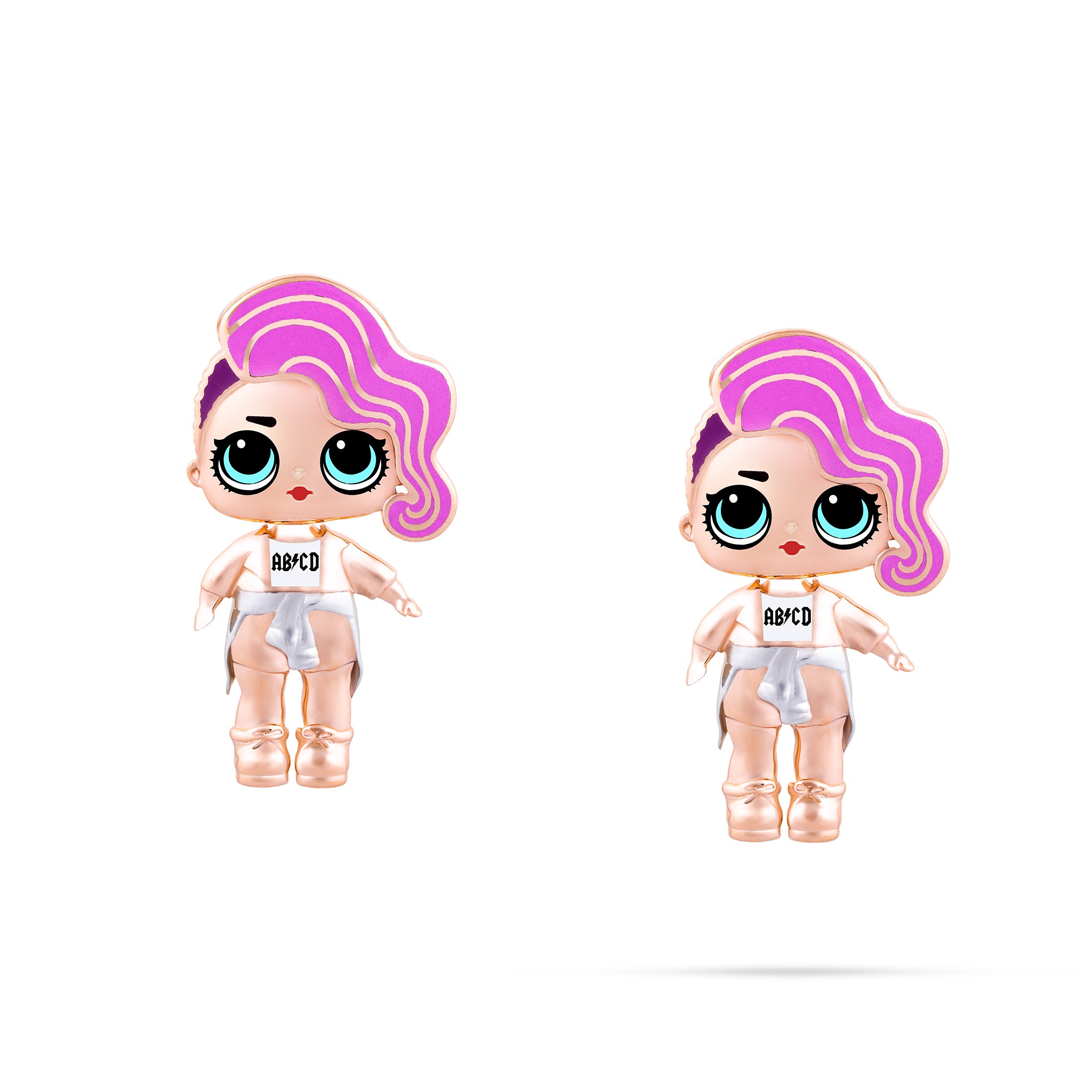 Rocker 2D Set - Shine in KLA Gold & Diamonds