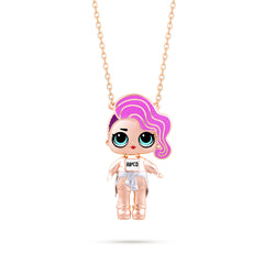 Rocker 2D Gold Pendant - KLA & LOL Kids Jewelry