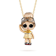 LOL Boss Queen doll Gold Pendant for Kids