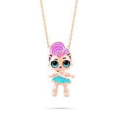 Miss Punk 2D Pendant - KLA Jewelry for Kids