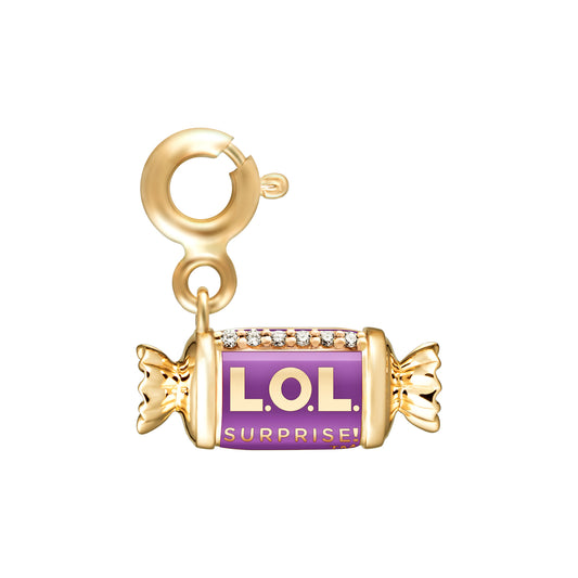 Sweet Diamond Candy Charm - Yellow Gold
