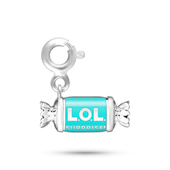 Sweet Candy Charm - White Gold Blue | KLA Jewelry