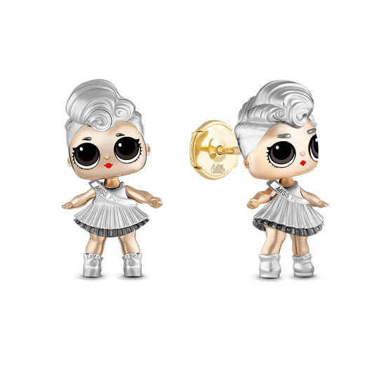 lol Jewellery - Miss Punk Earrings in 18k Gold