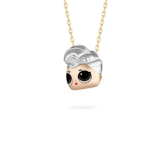LOL Jewellery - Miss Punk Pendant in 18k Gold for Kids