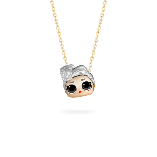 LOL Jewellery - Queen Pendant in 18k Gold (Small)