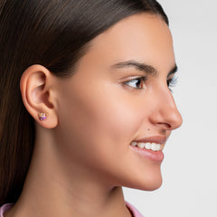 Royal Crown Earrings - Rose Gold | KLA Jewelry
