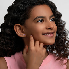 Shiny Shades Earrings - Rose Gold (Pink)