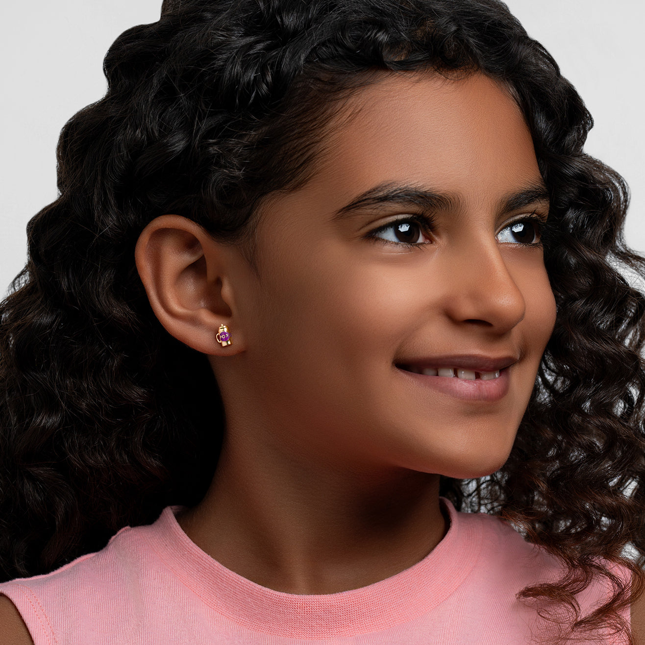 Fantasy Cup Earrings - Rose Gold (Pink)