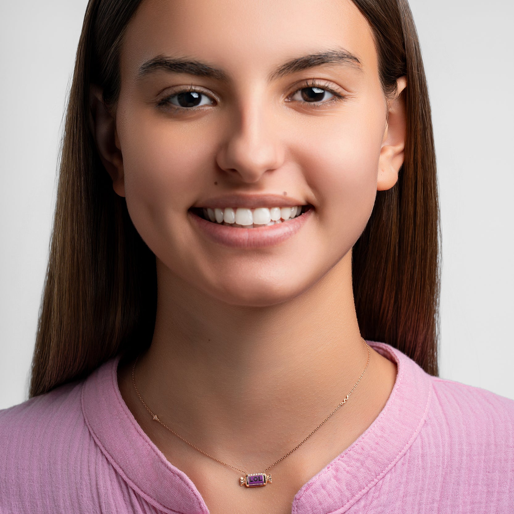 Sweet Diamond Candy Pendant - KLA & LOL Kids Jewelry