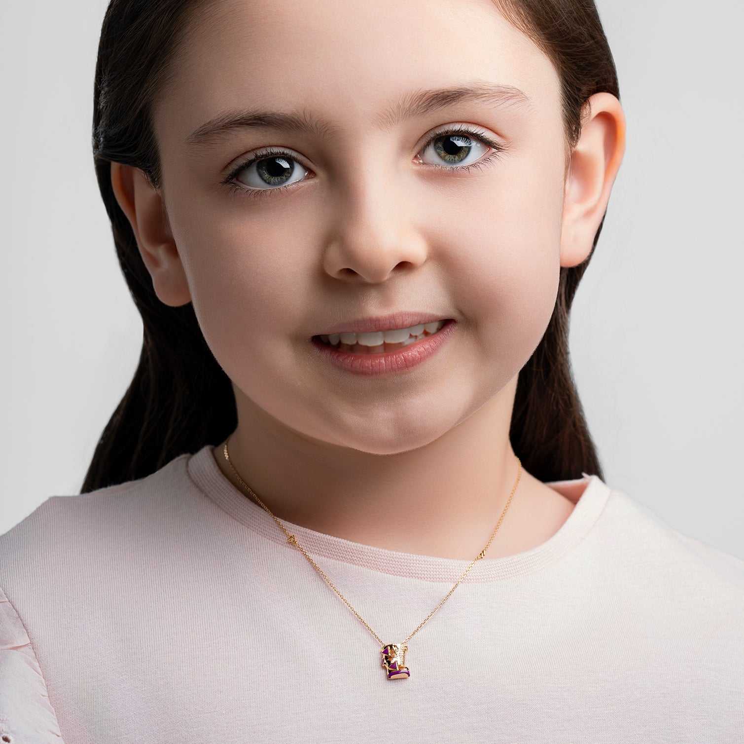Glam Boots Pendant - Rose Gold (Pink)