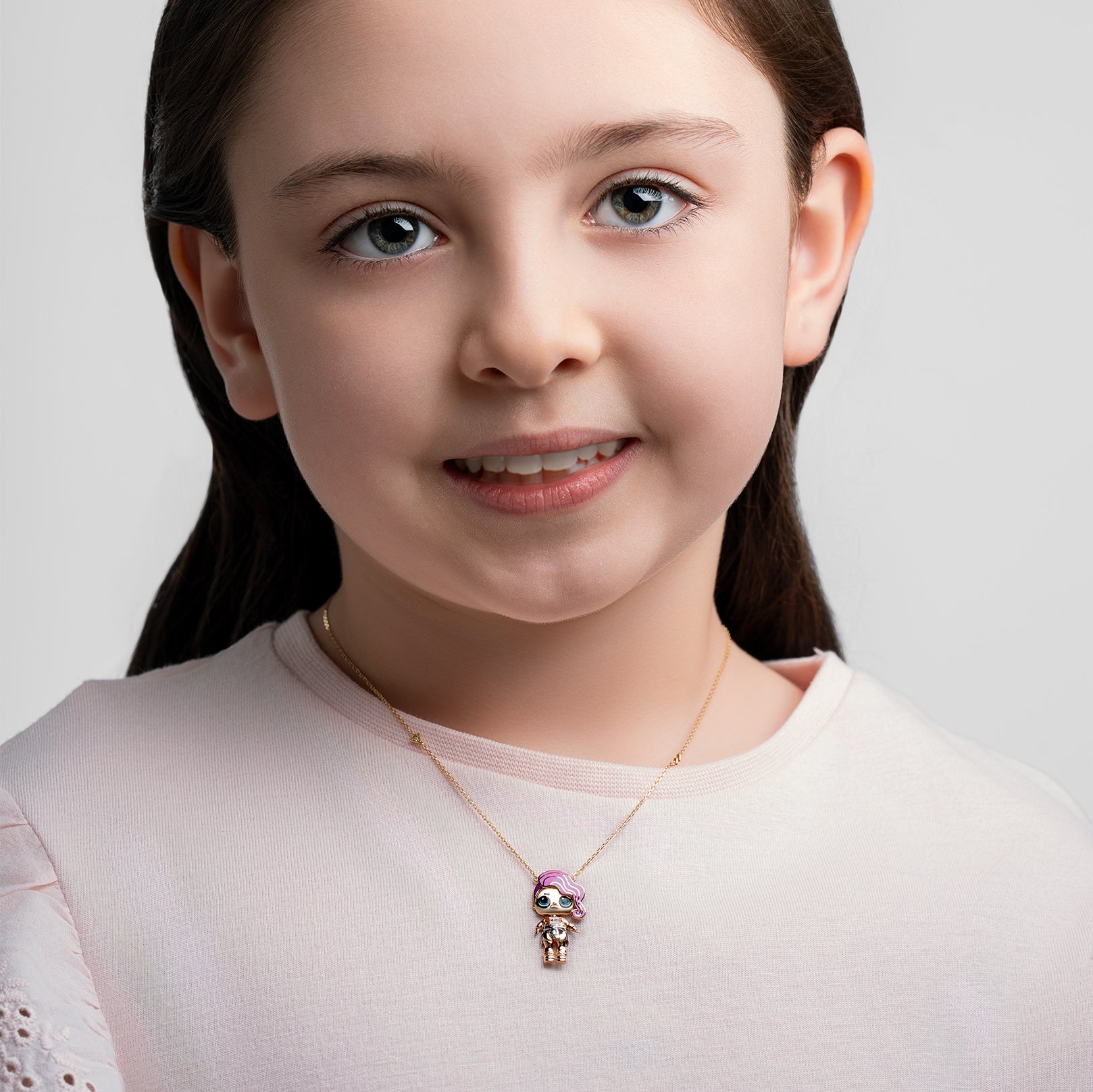 Rocker 2D Gold Pendant - KLA & LOL Kids Jewelry