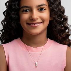 Miss Punk 2D Pendant - KLA Jewelry for Kids