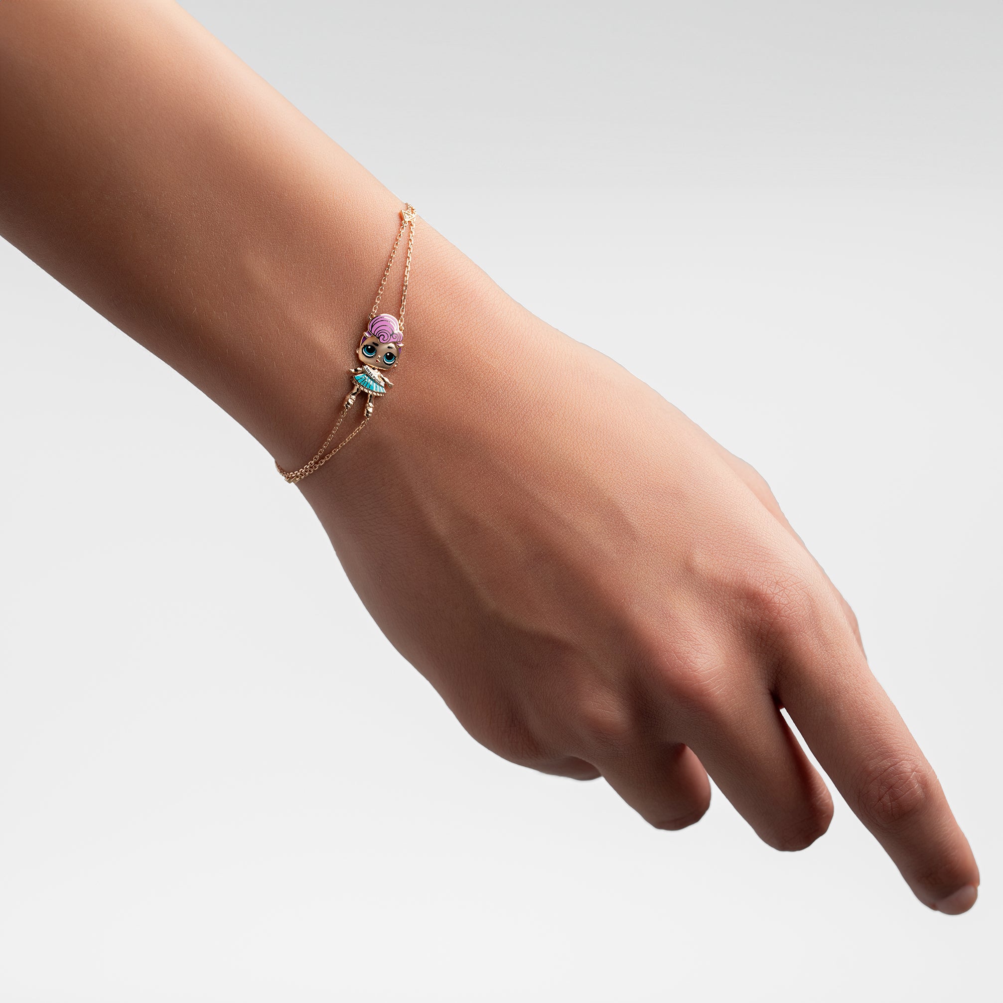 Miss Punk 2D Bracelet - LOL & KLA Kids Gold Jewelry