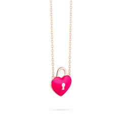 Flying Heart Pendant - Rose Gold (Pink)