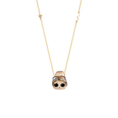 Boss Queen gold head gold Pendant for kids | KLA-jewelry