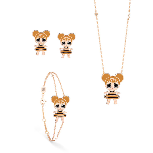 Queen Bee 2D Set - Unique KLA Kids Jewelry