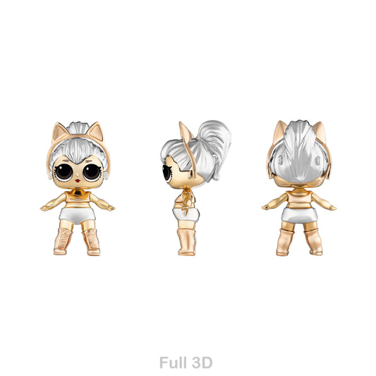 lol Jewellery - Kitty Queen Set: 18k Gold & Diamond