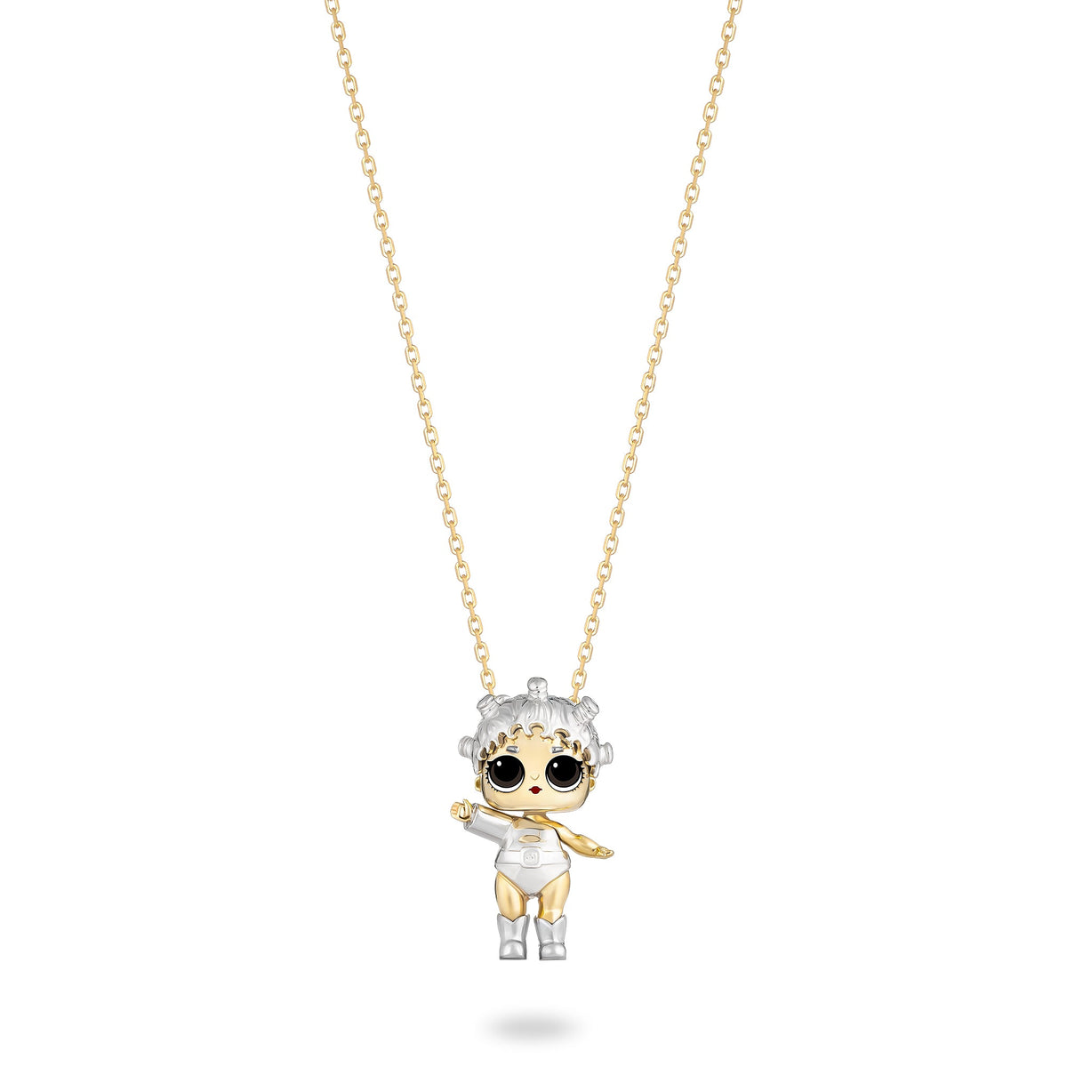 lol Cosmic Queen Kid's Gold Pendant - Shine in 3D