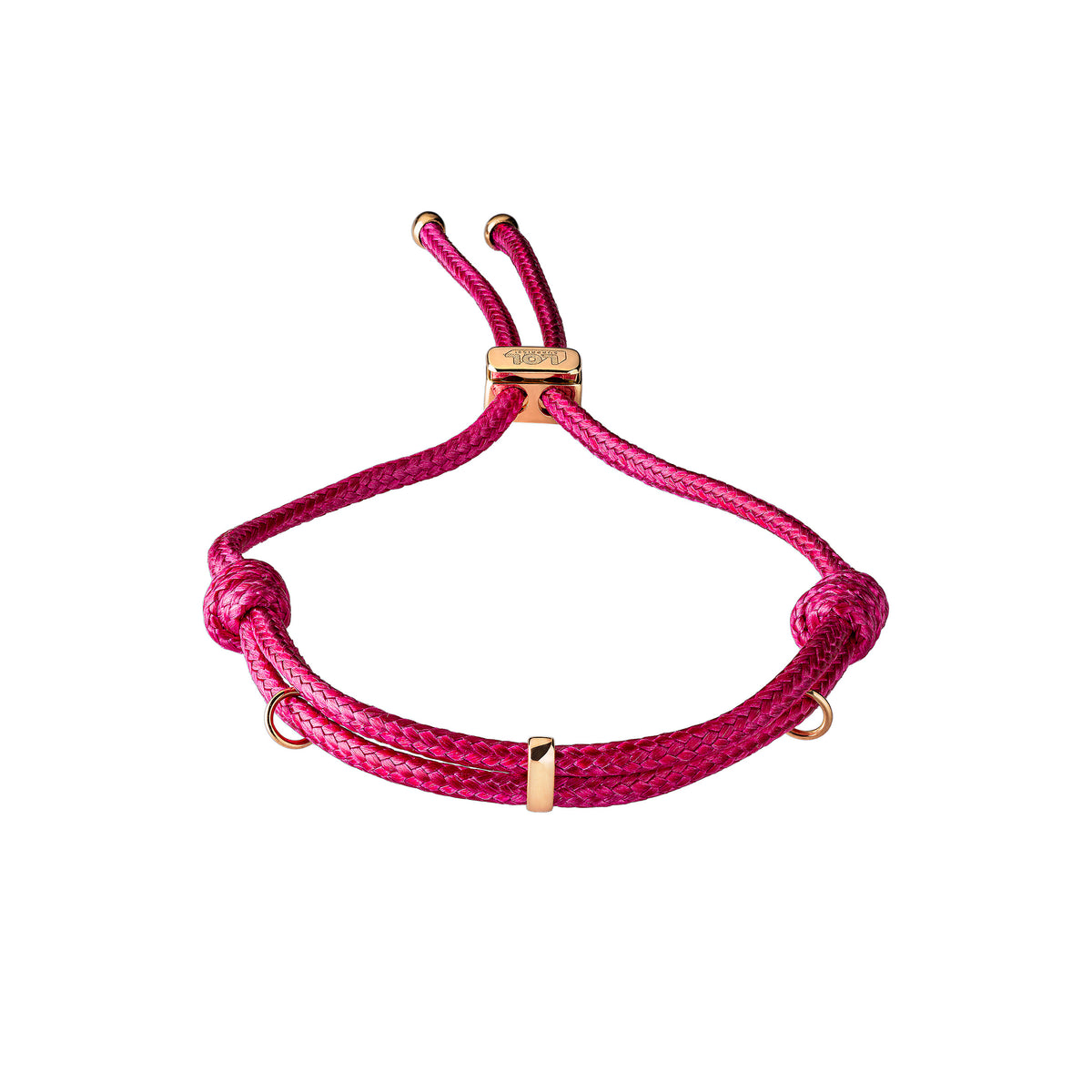 LOL Jewelry: Dark Pink Cord Bracelet for Kids