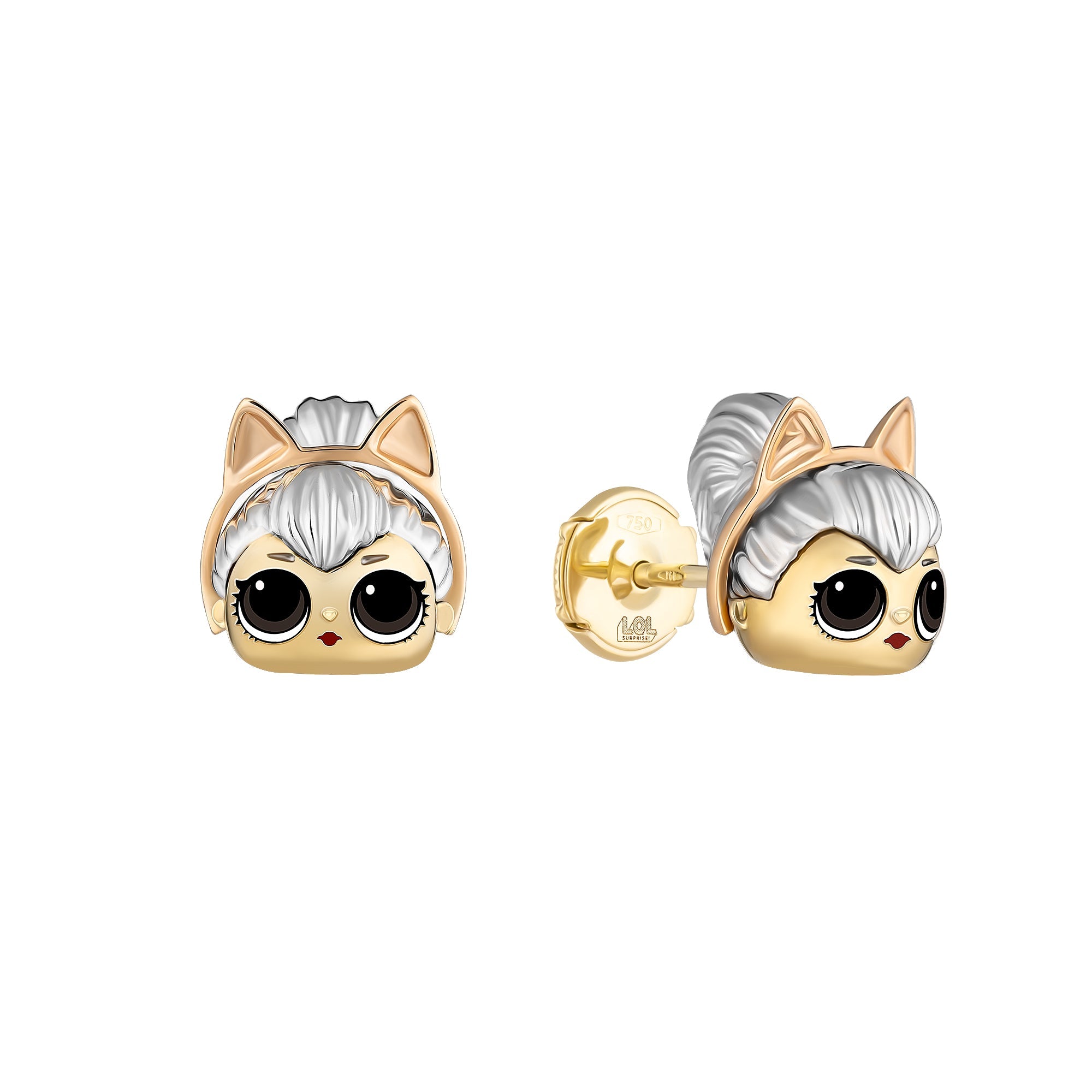 lol Kids Jewellery - Kitty Queen Earrings (Small)