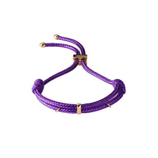 LOL Jewelry Purple Cord Bracelet - KLA Collection