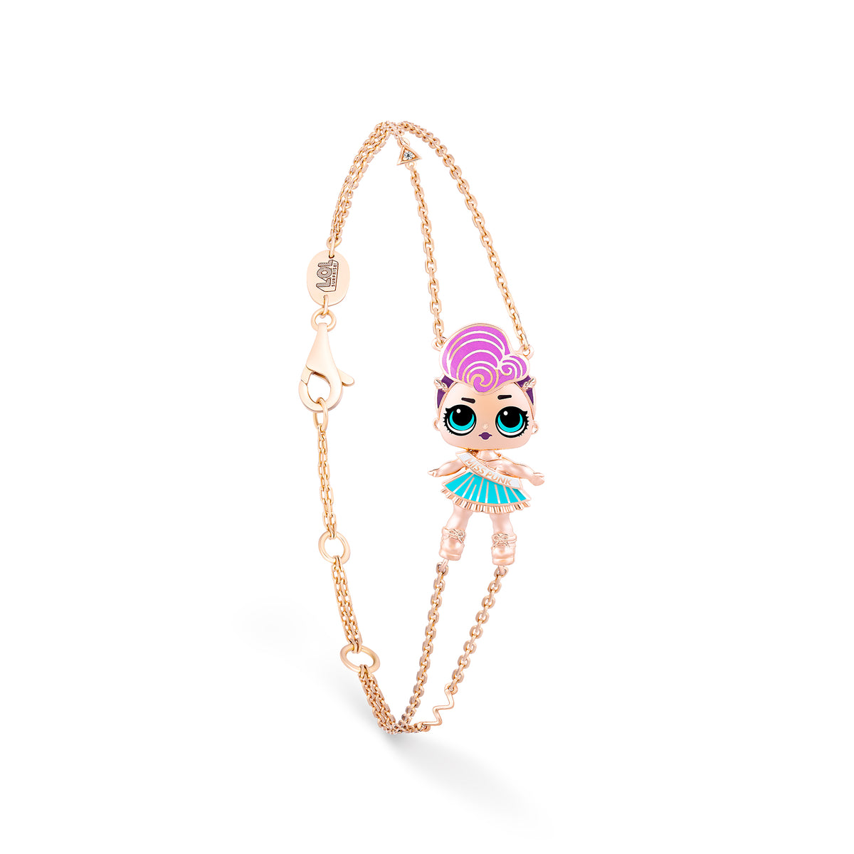 Miss Punk 2D Bracelet - LOL & KLA Kids Gold Jewelry