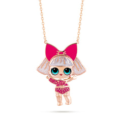 Diva 2D Gold Pendant - KLA & LOL Kids Jewelry