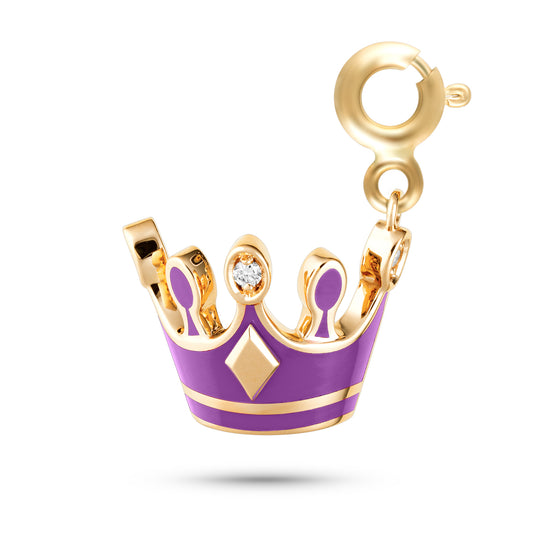 Royal Crown Gold Charm - KLA & LOL Jewelry