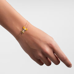 Queen Bee 2D Bracelet - Unique Kids Jewelry