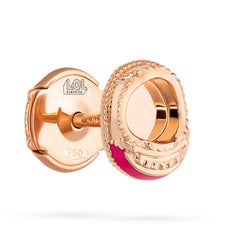 QT Shoes Earrings - Rose Gold (Pink)