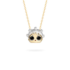 kids jewelry - lol Cosmic Queen head gold Pendant